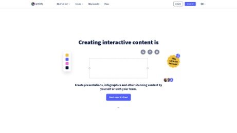 Genially, the tool for creating interactive content