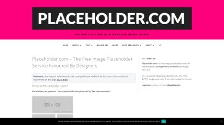 Placeholder.com – Free Image Placeholder Service
