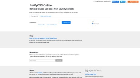 Purify CSS Online