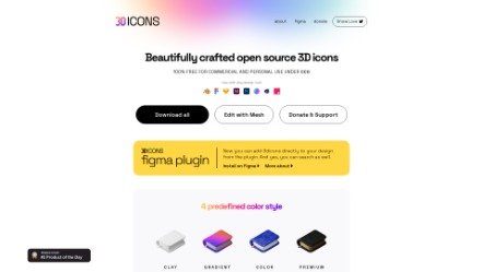 3dicons - Open source 3D icon library