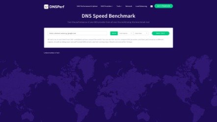 DNS speed benchmark