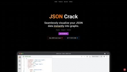 JSON Crack - Crack your data into pieces