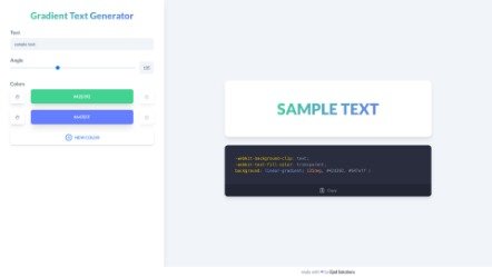 CSS gradient text _ free online gradient text generator